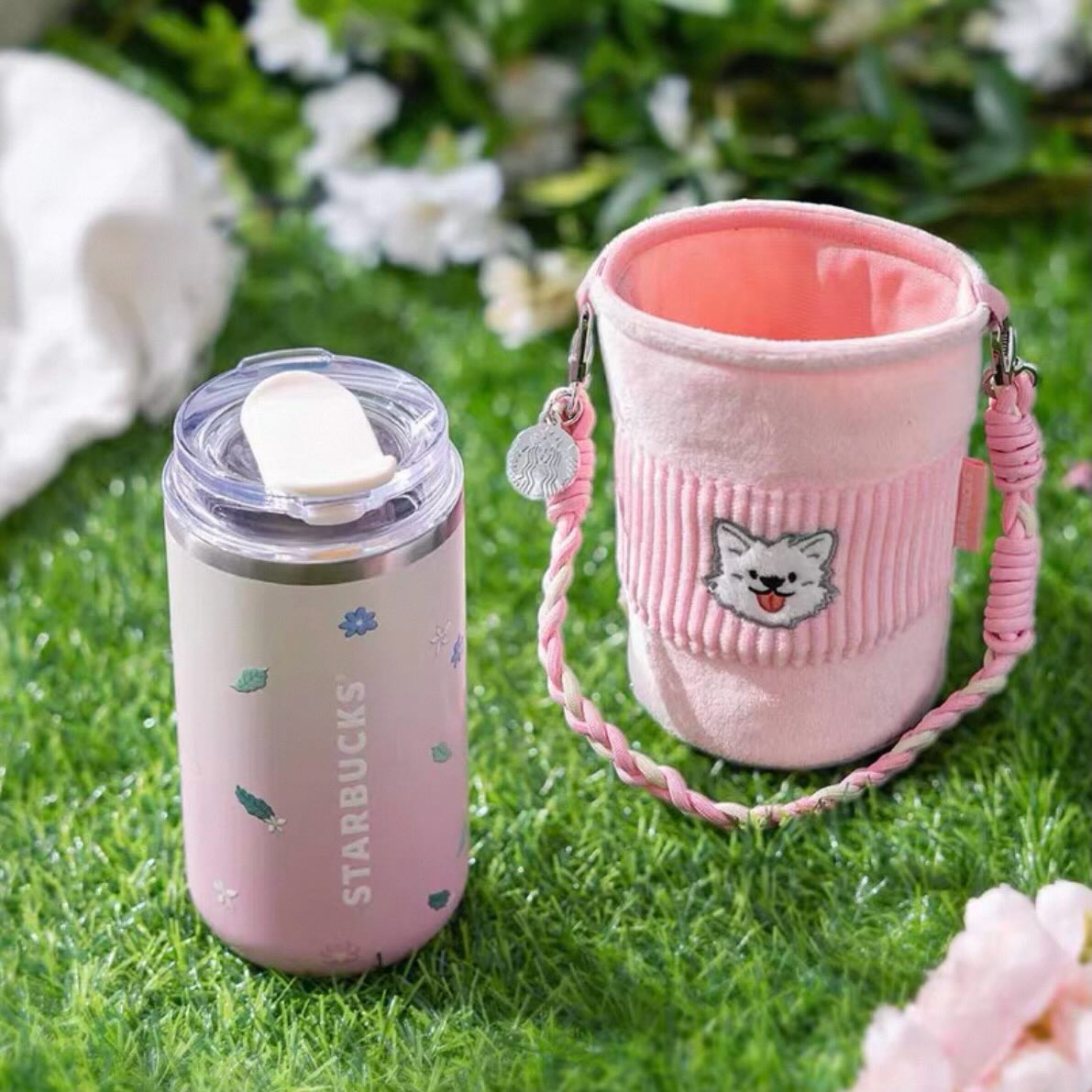 Bearista Farmer 11.1OZ Stainless tumbler with cup sleeve Bearista