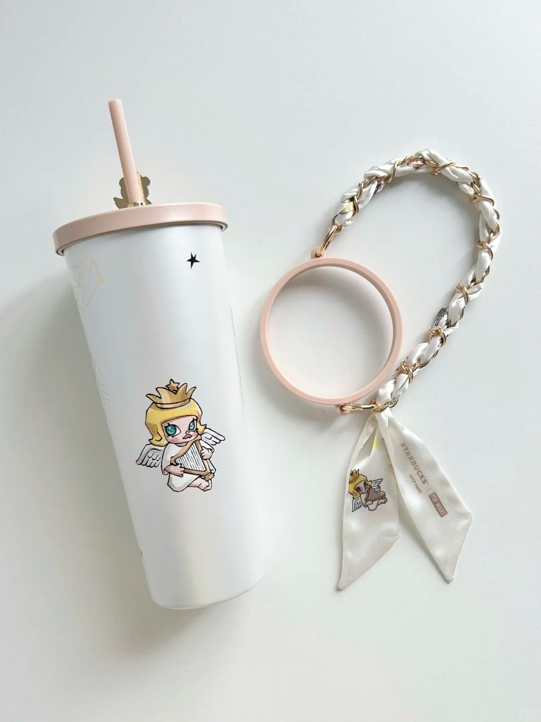 Starbucks x MOLLY White Stainless Steel Straw Cup
