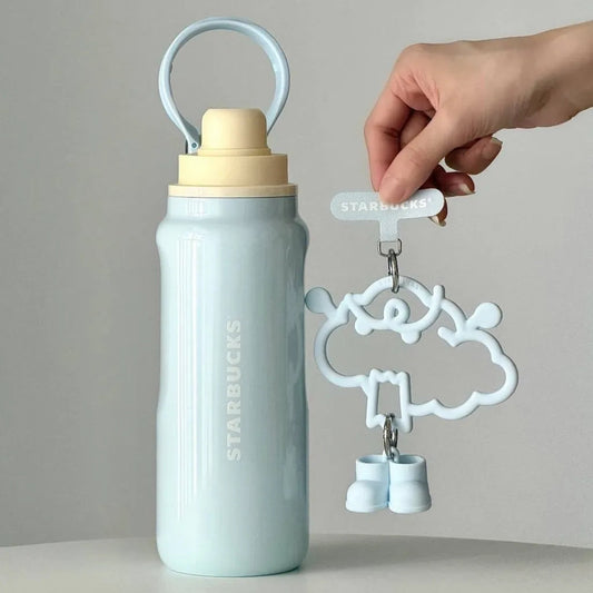 Starbucks China 2026 Mood Weather Station Series 630ml Stainless Steel Tumbler with Pendant