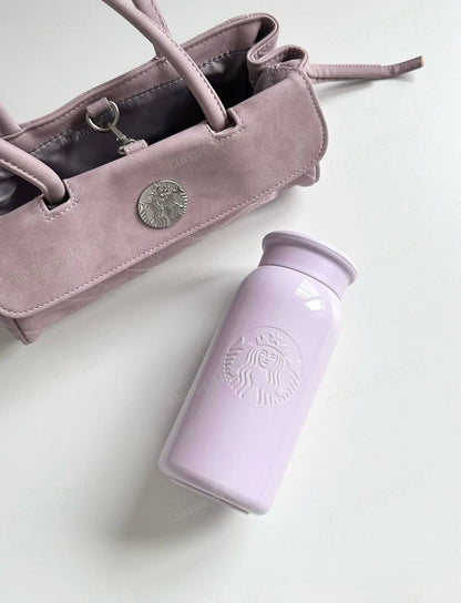 Starbucks China 2026 Ballet Series Pink 355ml Sparkling Ribbon Stainless Steel Cup with Small Bag