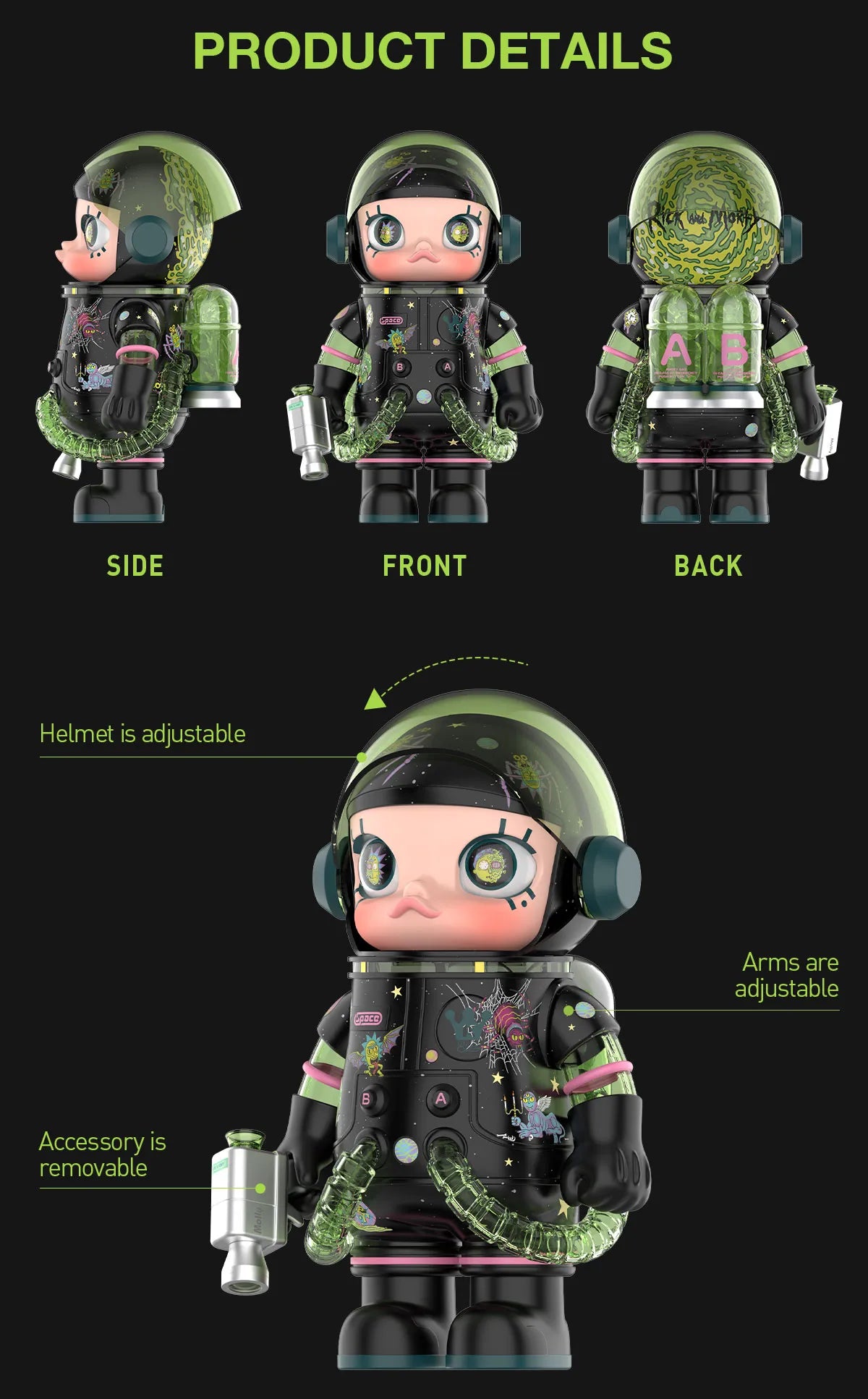 (Authentic) MEGA SPACE MOLLY 400% Rick and Morty