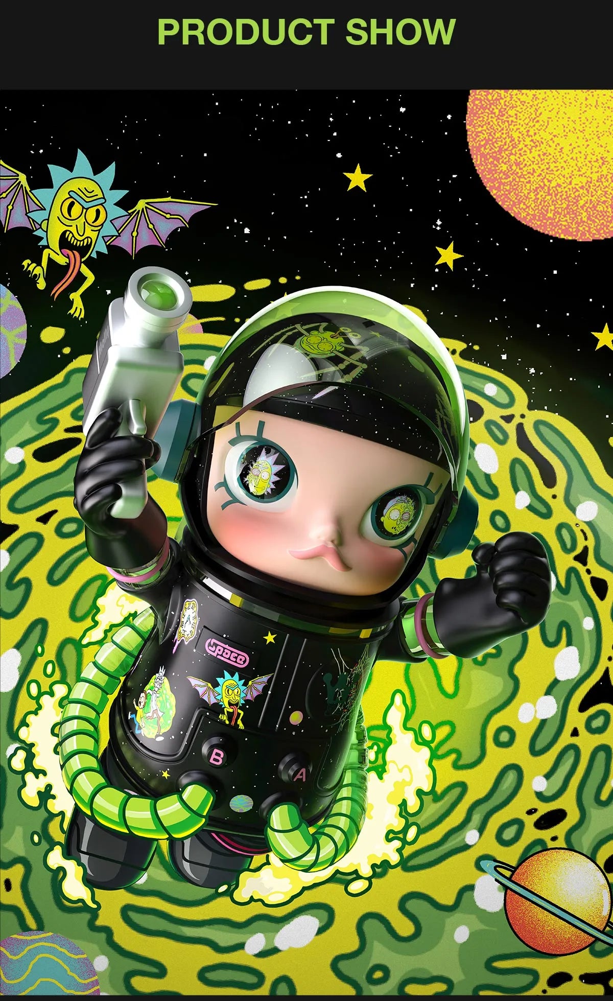 (Authentic) MEGA SPACE MOLLY 400% Rick and Morty