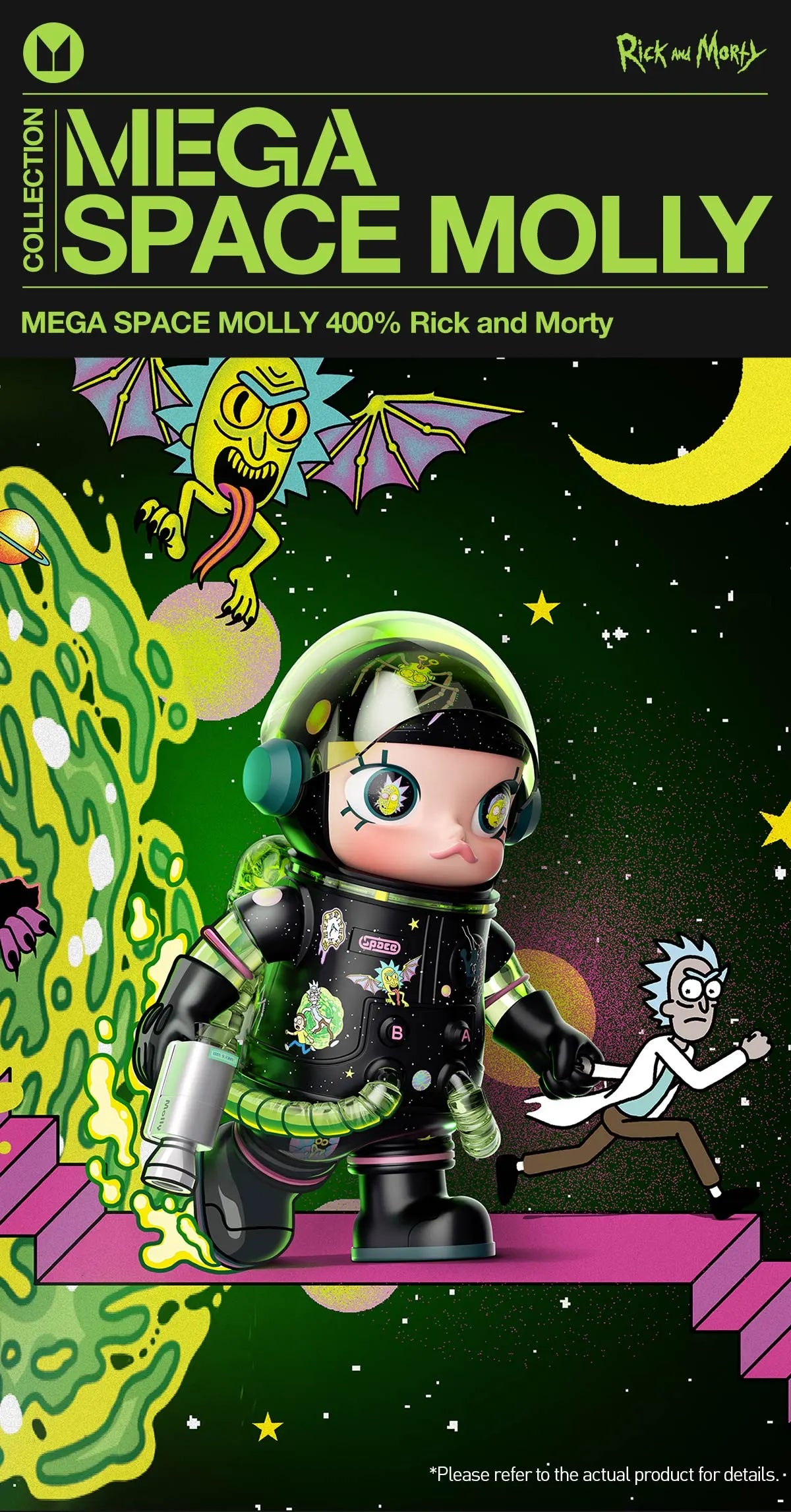(Authentic) MEGA SPACE MOLLY 400% Rick and Morty