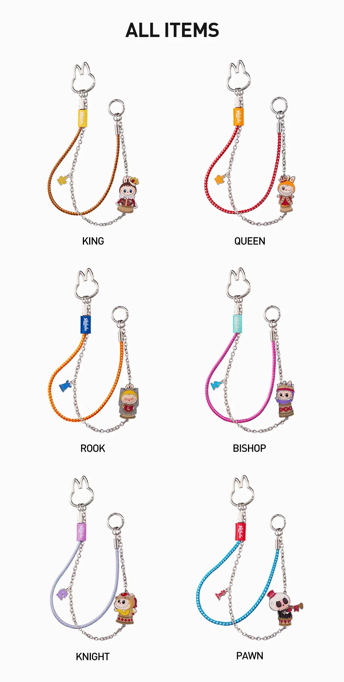 (Authentic) The Monsters Let's Checkmate Series Pendant Blind Box