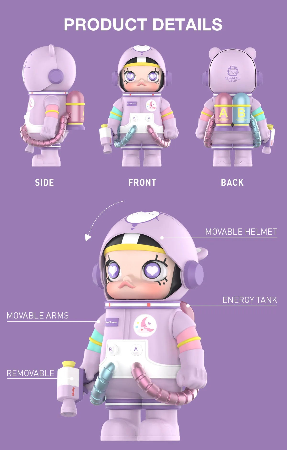 (Authentic) MEGA SPACE MOLLY 400% Sweet Dream Bears