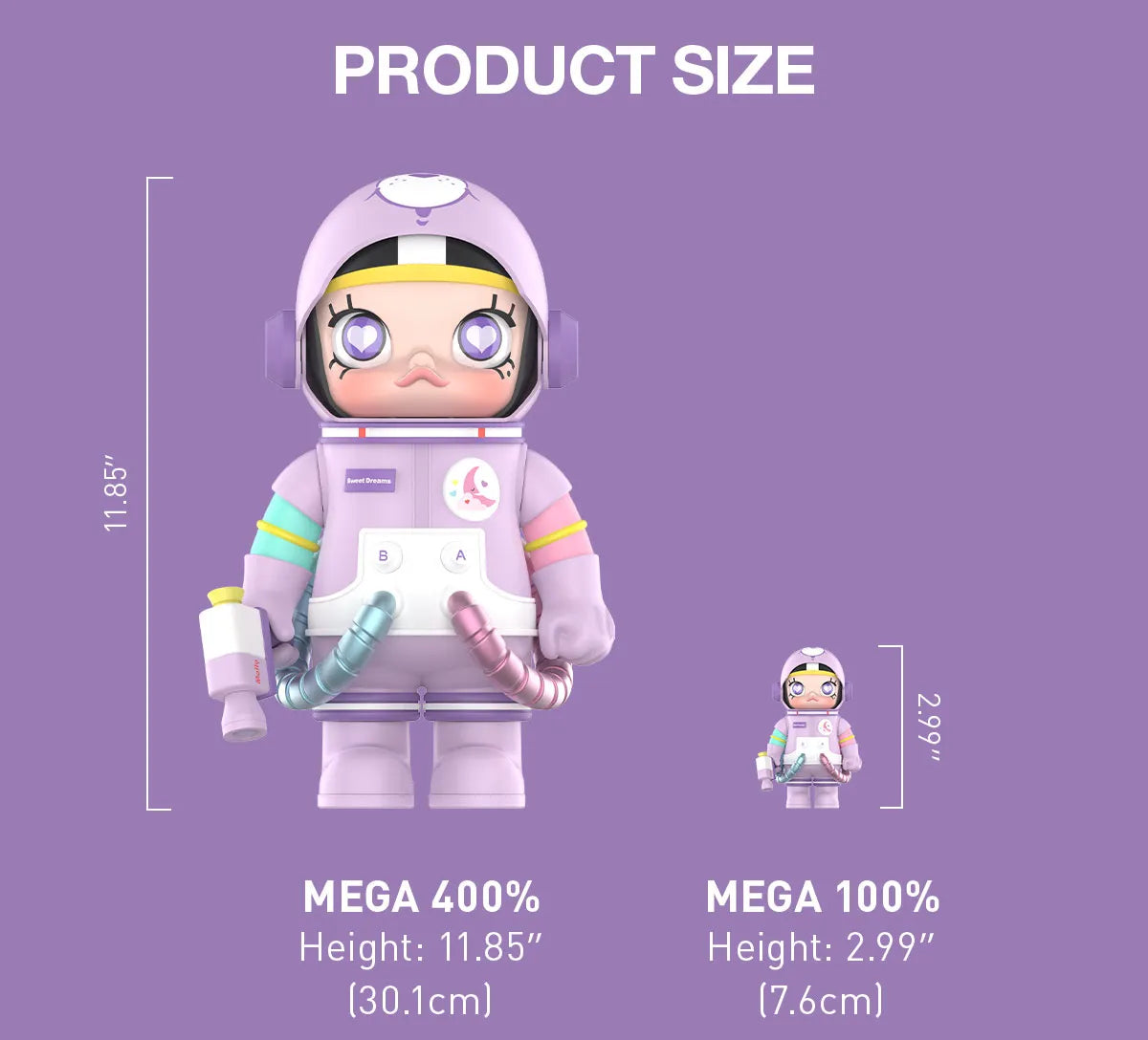 (Authentic) MEGA SPACE MOLLY 400% Sweet Dream Bears