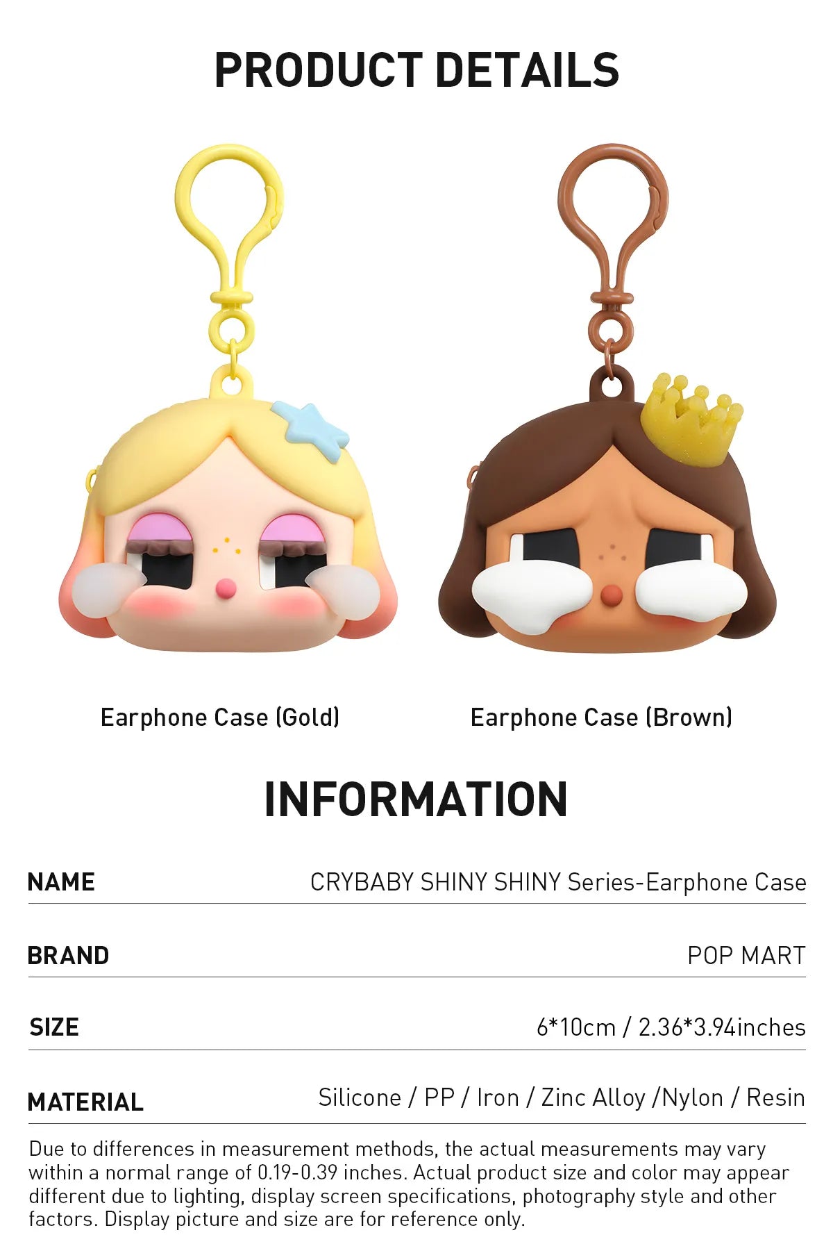 (Authentic) CRYBABY SHINY SHINY Series-Earphone Case
