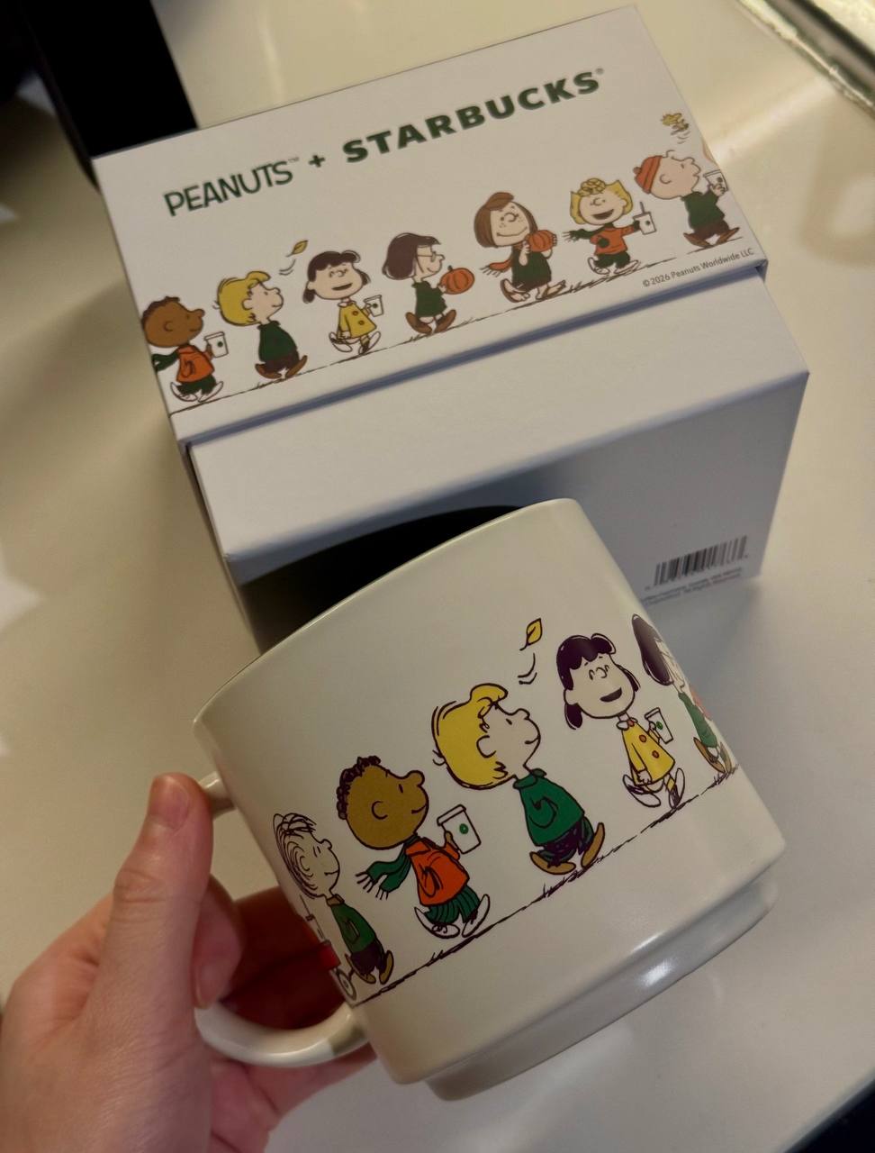 [Pre-order] Starbucks x Peanuts Snoopy White Mug Asia Version