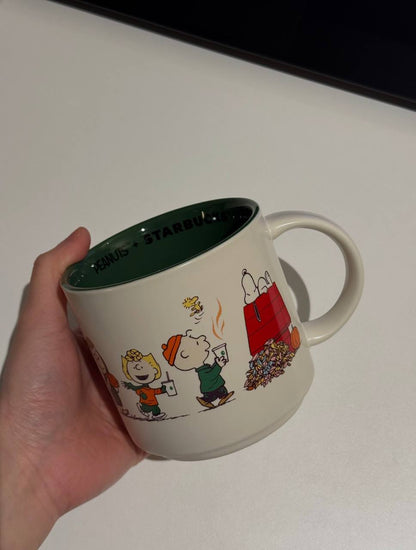 [Pre-order] Starbucks x Peanuts Snoopy White Mug Asia Version