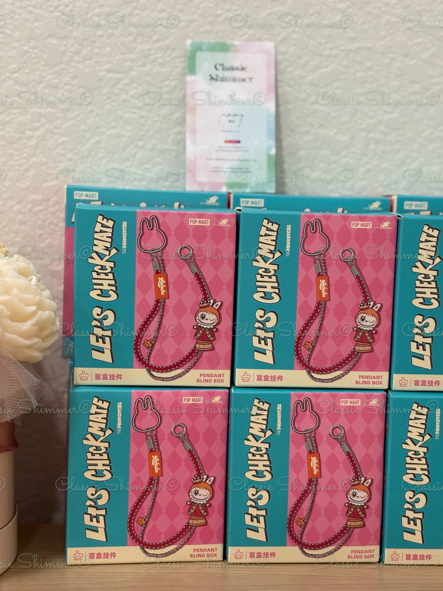 (Authentic) The Monsters Let's Checkmate Series Pendant Blind Box