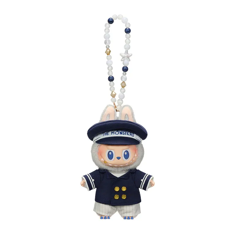 POP MART The Monsters De Vliegende LABUBU Series Captain Vinyl Plush Hanging Card