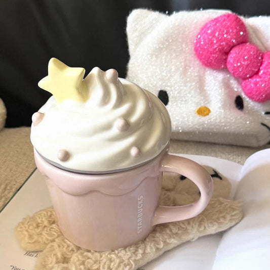 Starbucks 2026 China Summer Dessert Party 10oz Ice Cream Shaped Mug