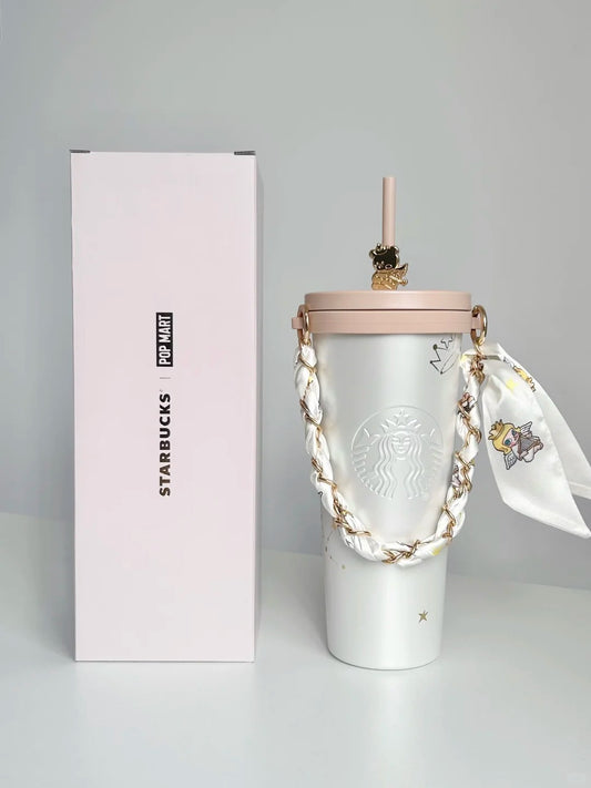 Starbucks x MOLLY White Stainless Steel Straw Cup